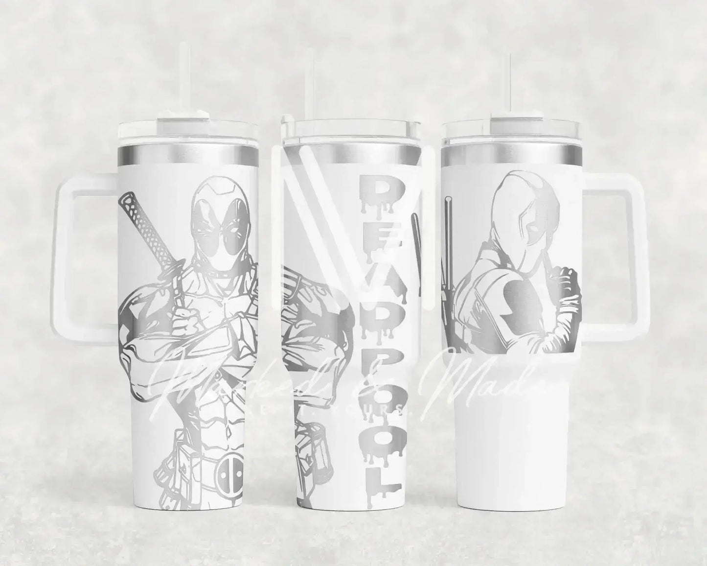 Deadpool Engraved Genuine Stanley Tumbler