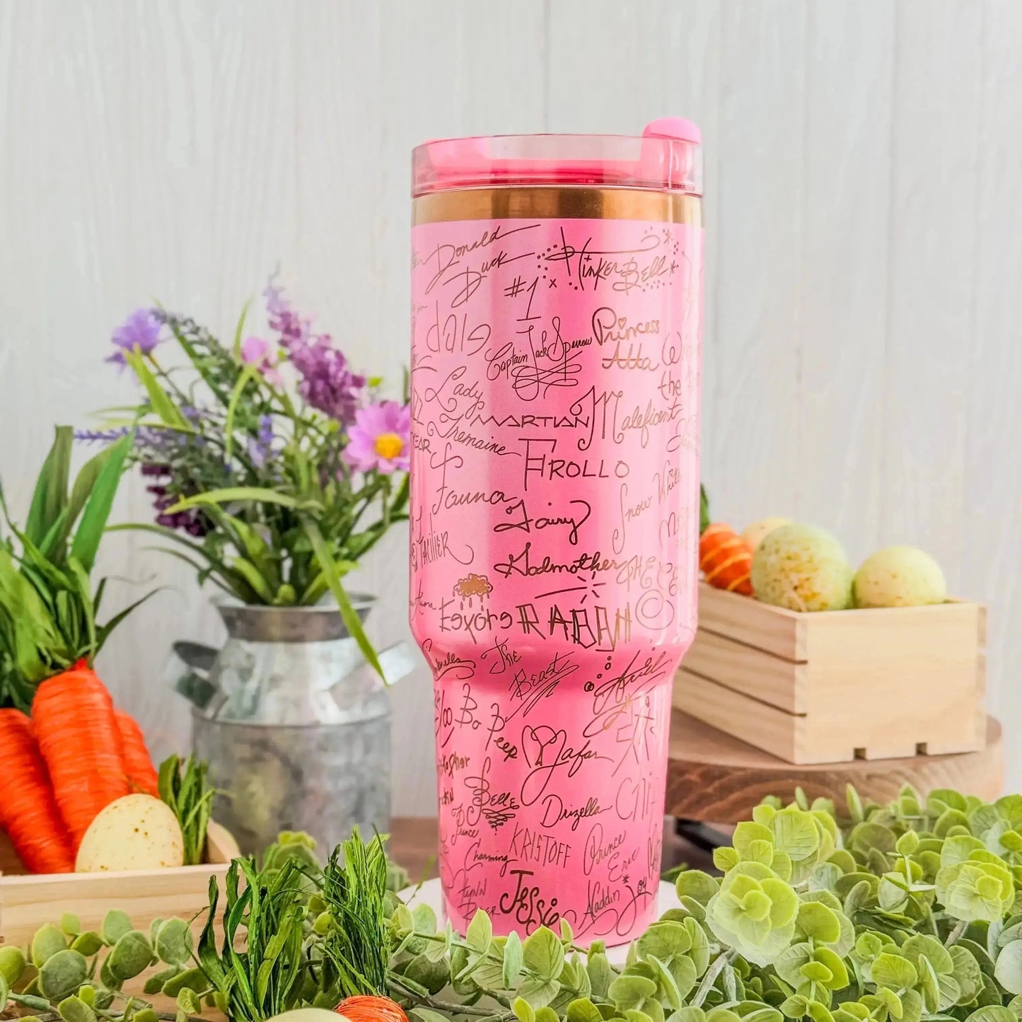 Disney Autograph (Character Signature) Engraved Genuine Stanley Tumbler