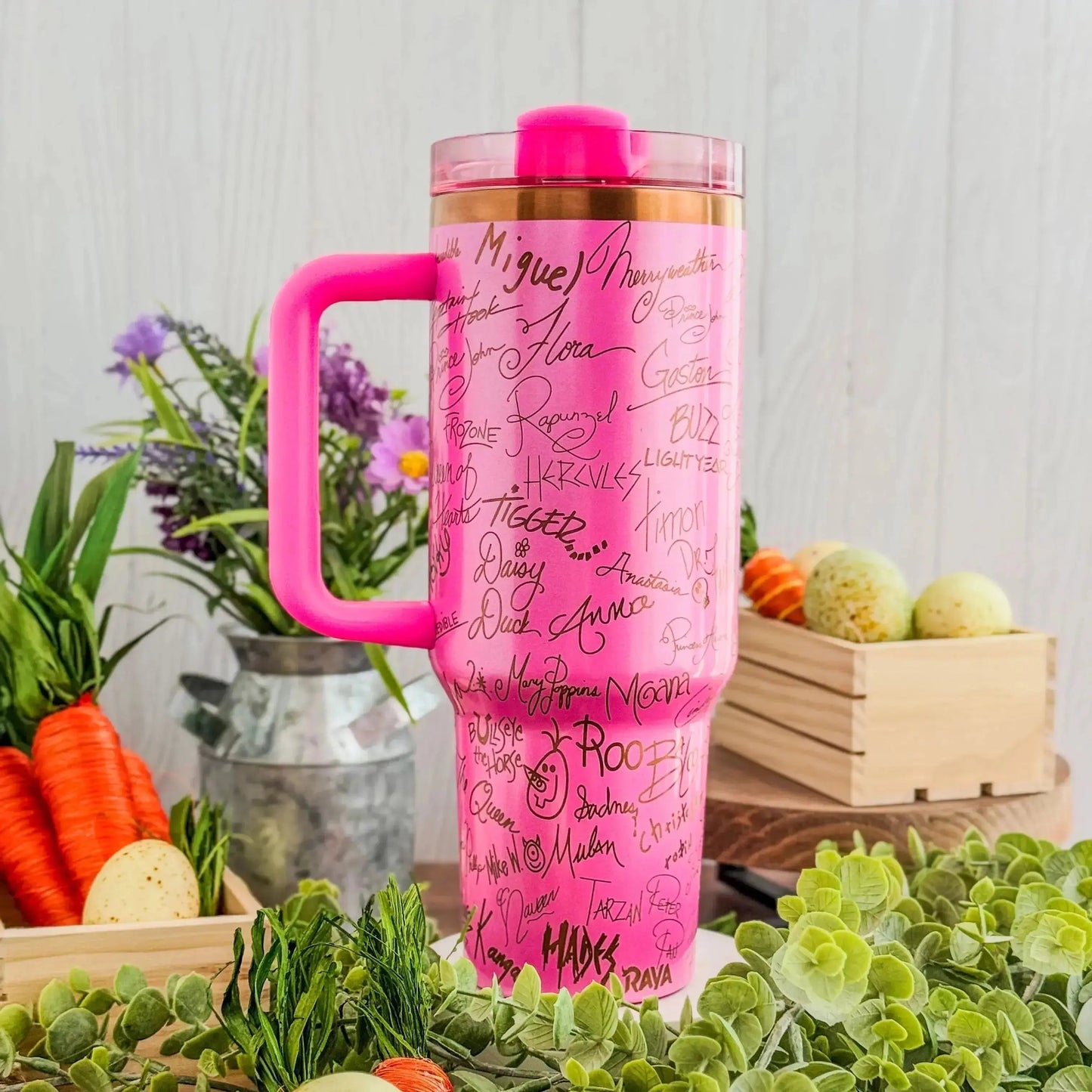 Disney Autograph (Character Signature) Engraved Genuine Stanley Tumbler
