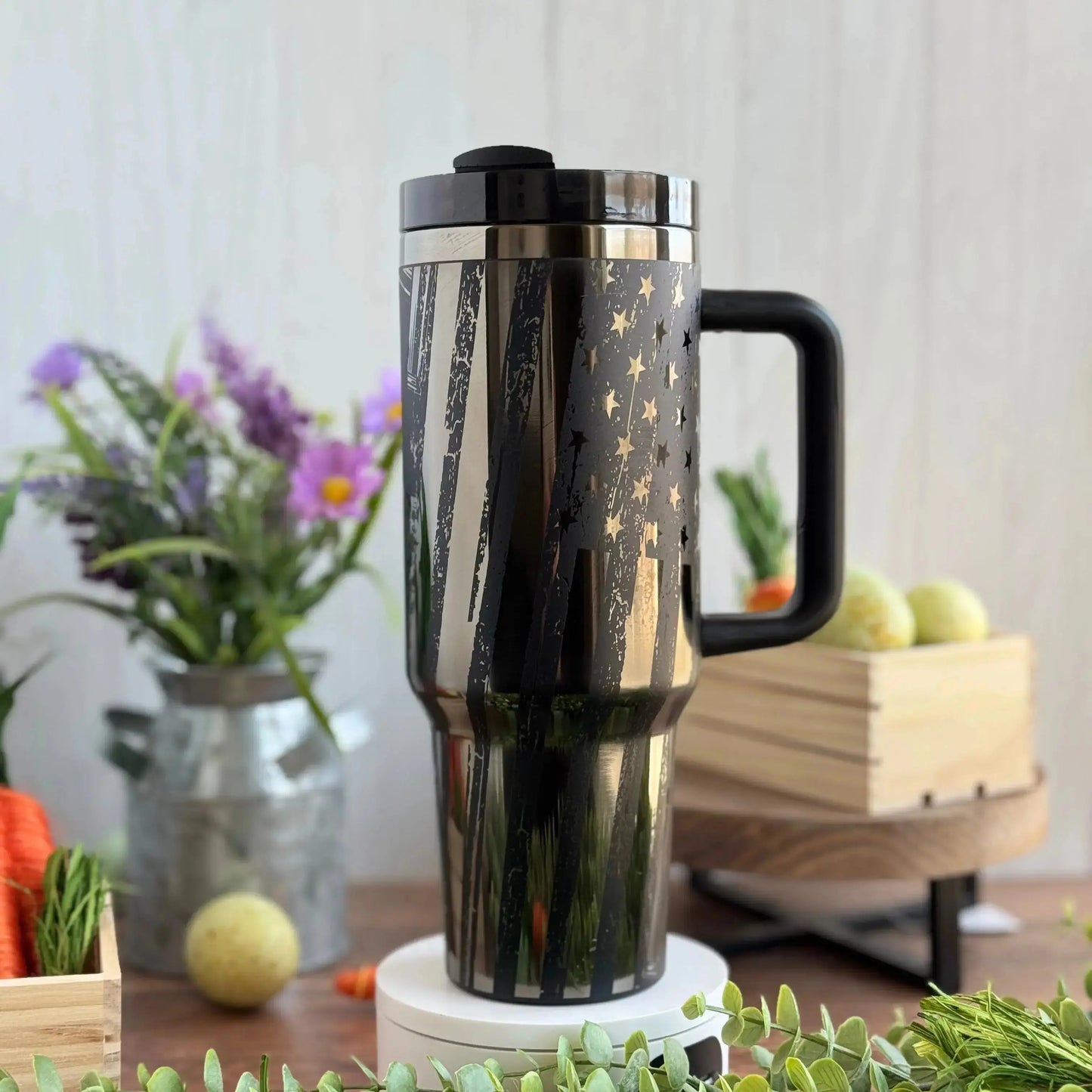 Freedom Seeds | America | Large Caliber Bullet | USA - Engraved Genuine Stanley Tumbler