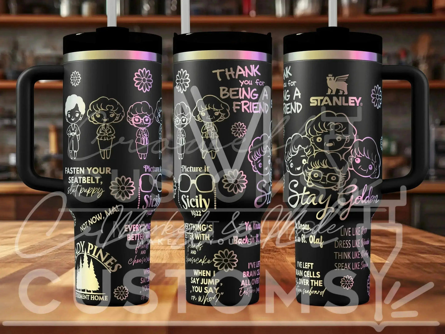 Golden Girls Engraved Genuine Stanley Tumbler