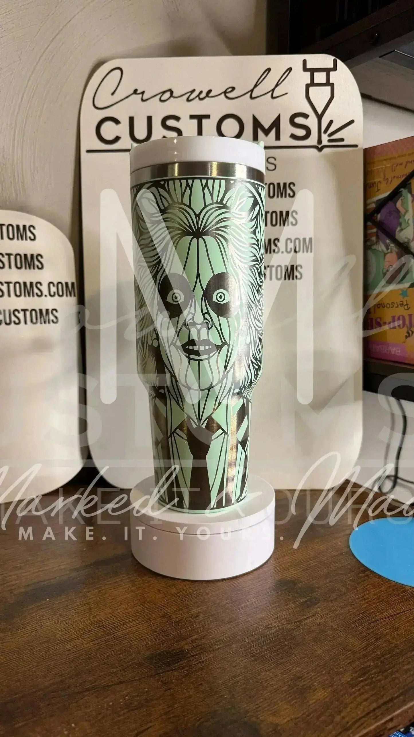 Halloween Genuine Stanley Tumbler -Choose Your Nightmare - Engraved Genuine Stanley Tumbler
