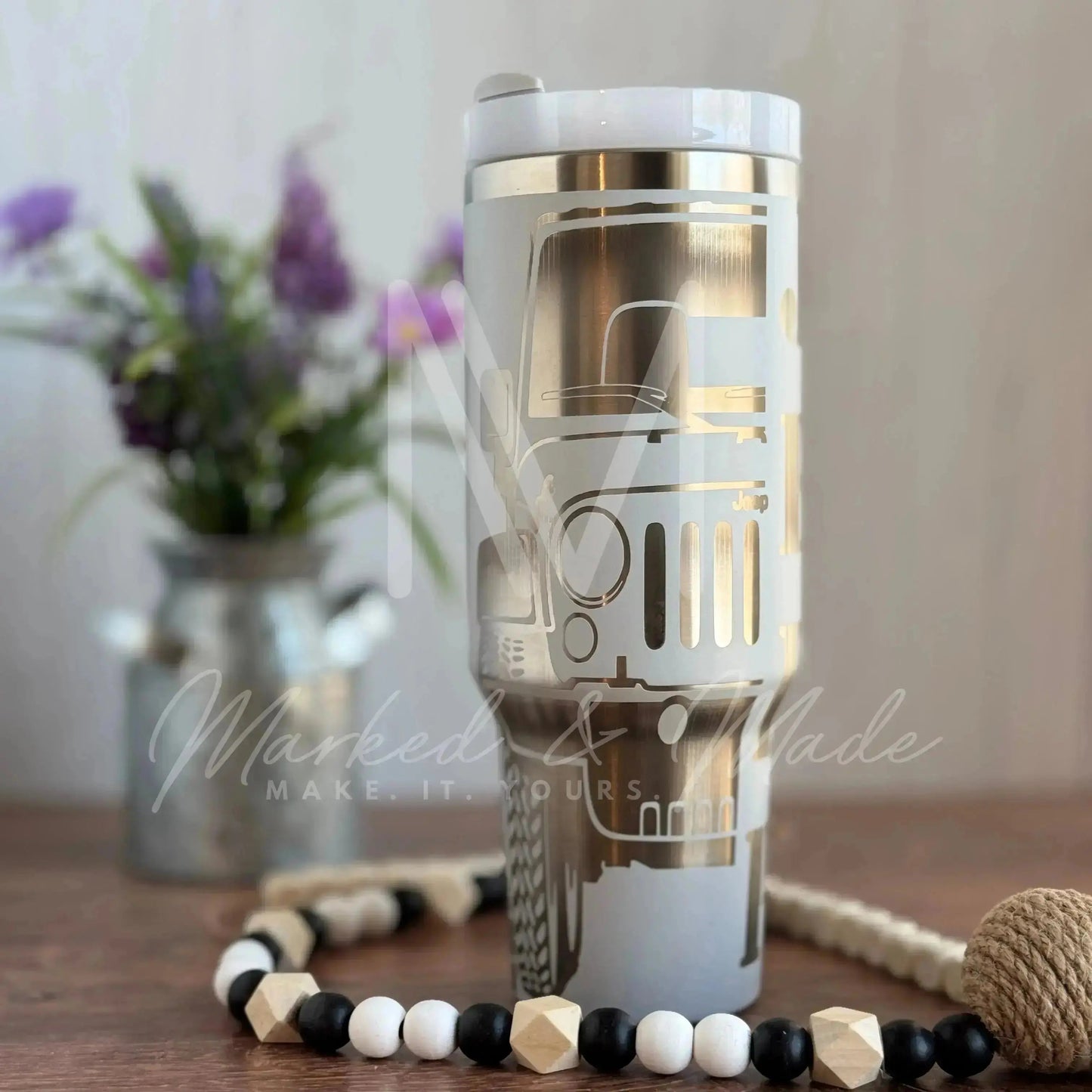 JEEP Wrangler Engraved Genuine Stanley Tumbler