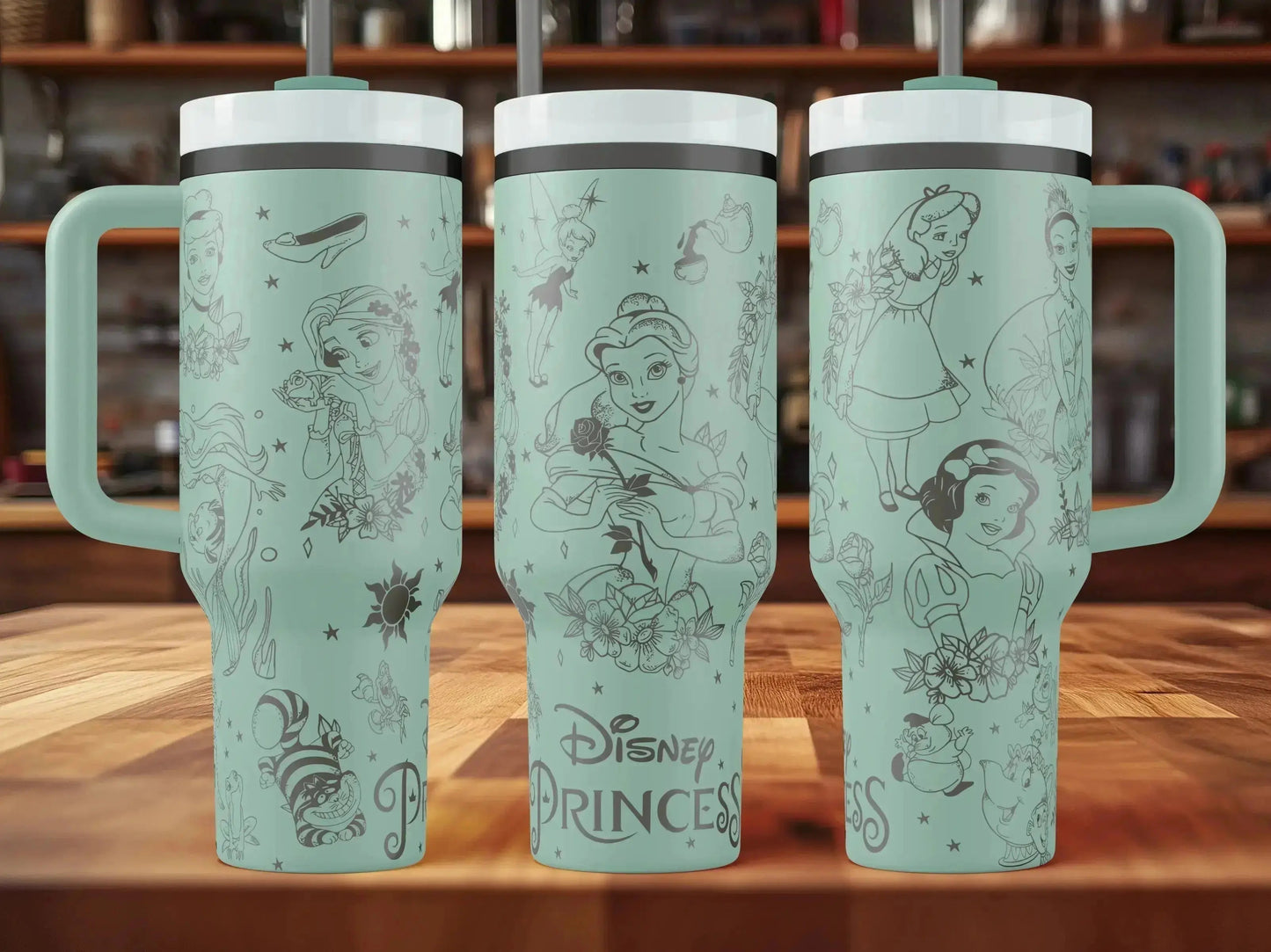 Disney Princess Engraved Genuine Stanley Tumbler