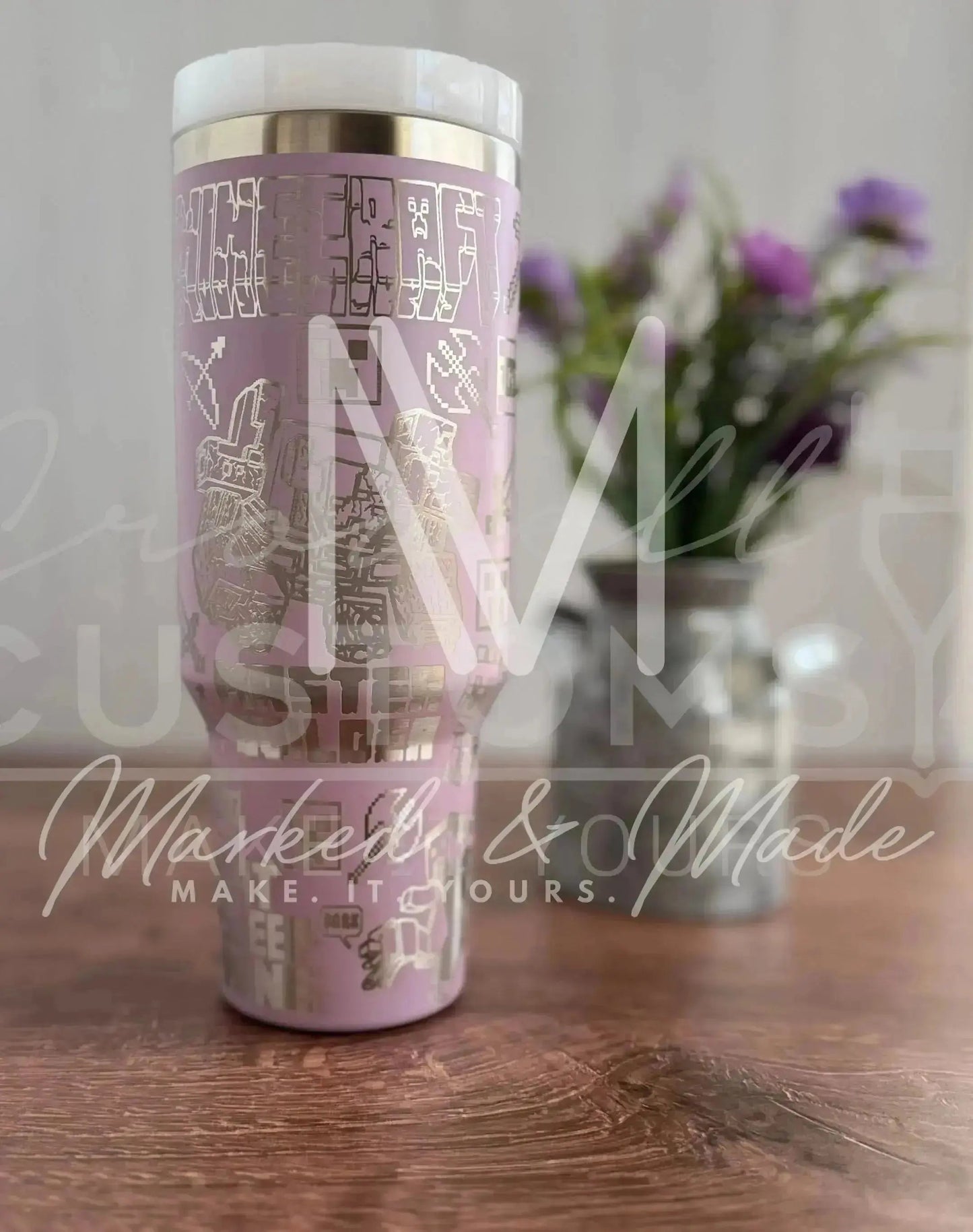 Minecraft! Master Builder Engraved Genuine Stanley Tumbler