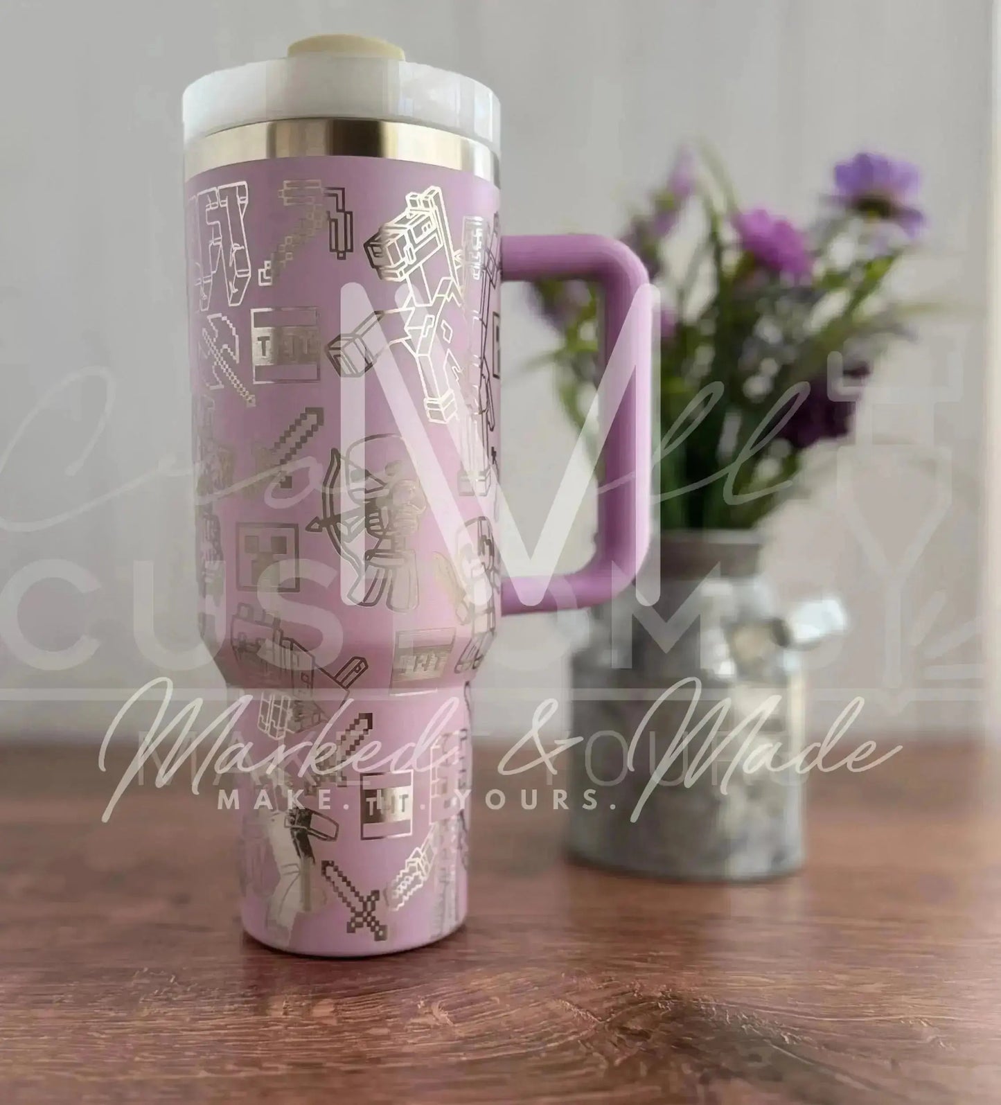 Minecraft! Master Builder Engraved Genuine Stanley Tumbler