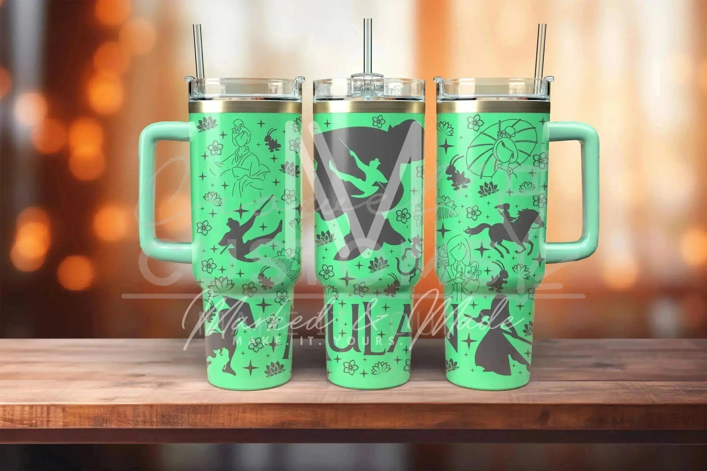 Mulan! Disney Princess Engraved Genuine Stanley Tumbler
