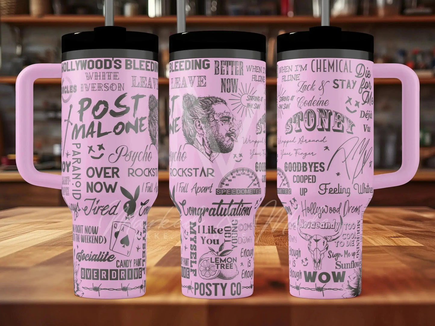 Post Malone Engraved Genuine Stanley Tumbler