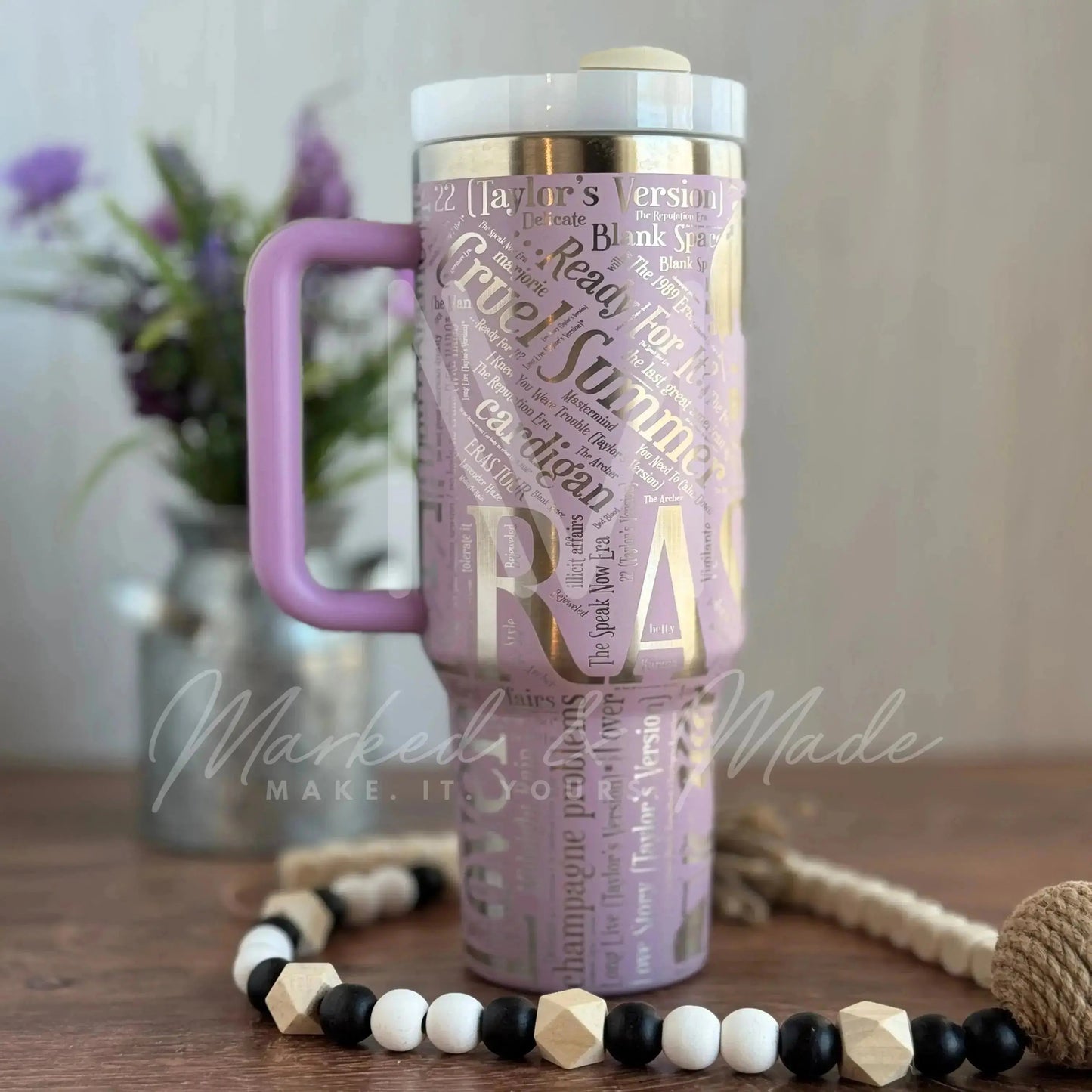 Taylor Swift Eras Engraved Genuine Stanley Tumbler