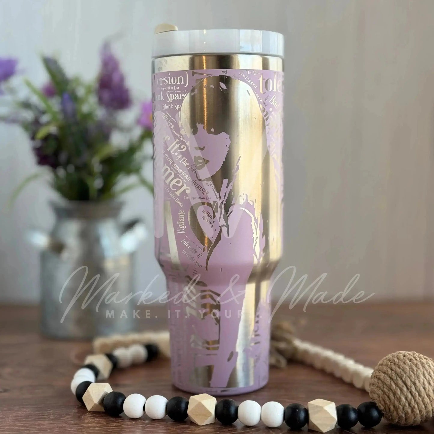 Taylor Swift Eras Engraved Genuine Stanley Tumbler
