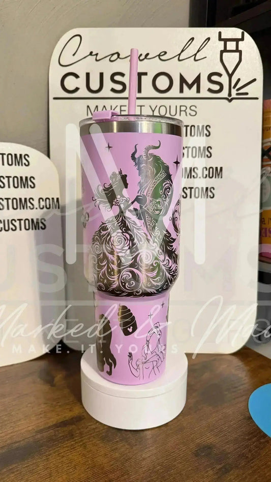 Belle! Beauty and the Beast Theme Engraved Genuine Stanley Tumbler  (V1)