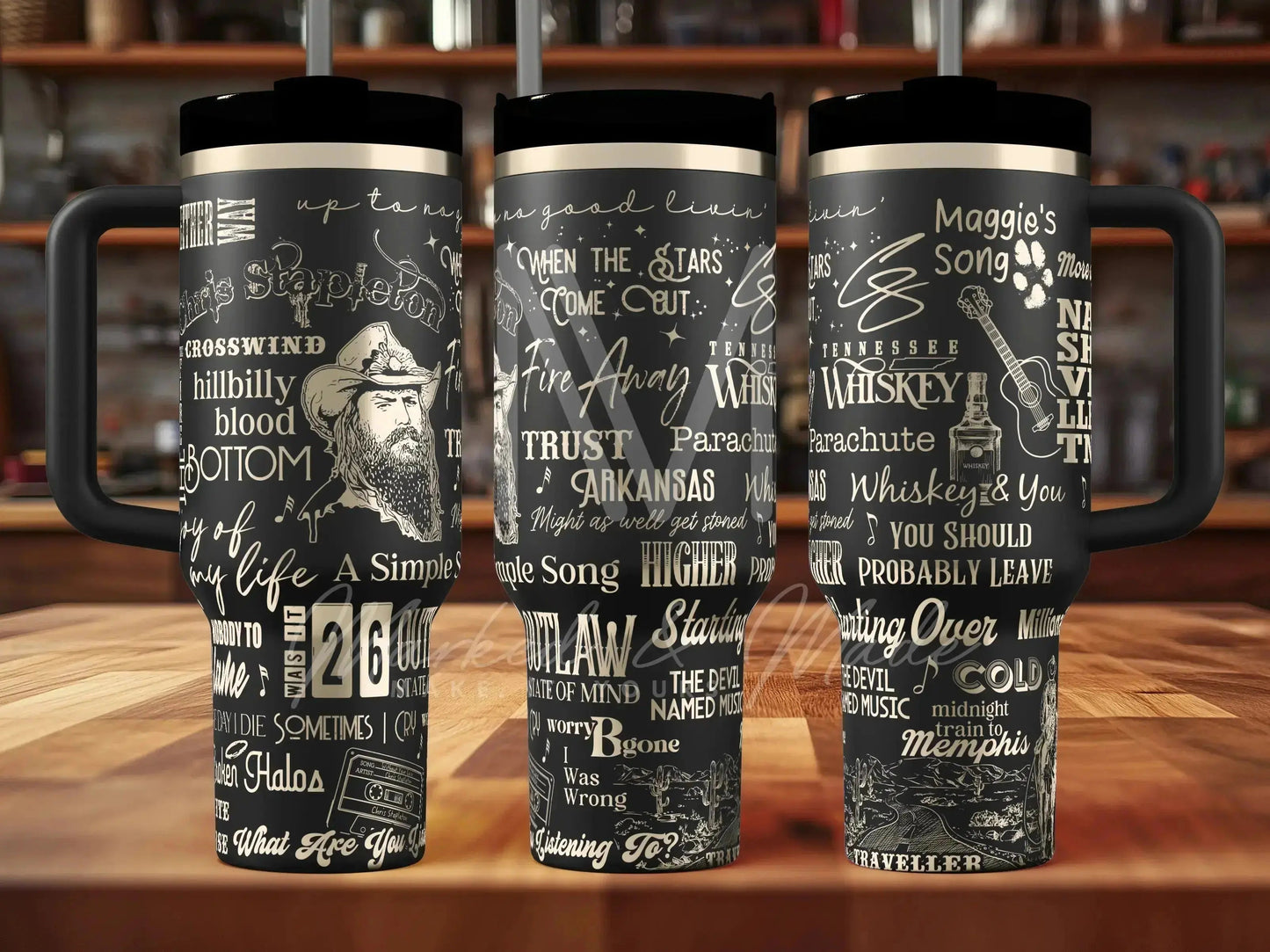Chris Stapleton Engraved Genuine Stanley Tumbler