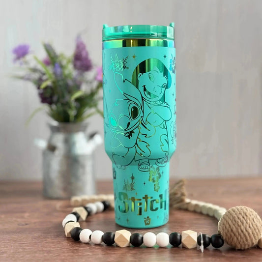 Disney Lilo and Stitch Engraved Genuine Stanley Tumbler