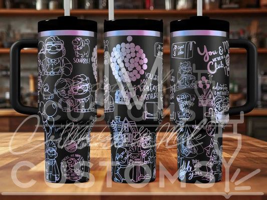 Disney UP!  Adventure is Out There  Engraved Genuine Stanley Tumbler