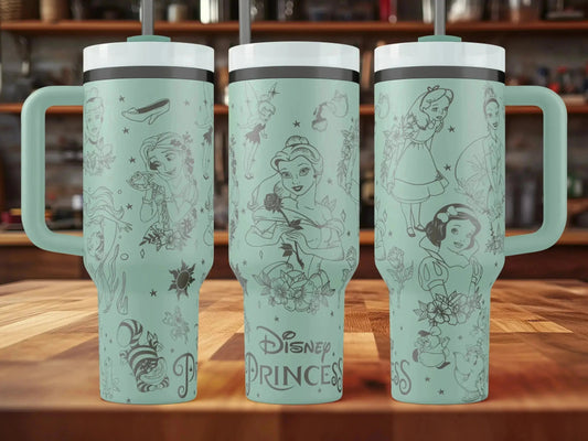 Disney Princess Engraved Genuine Stanley Tumbler