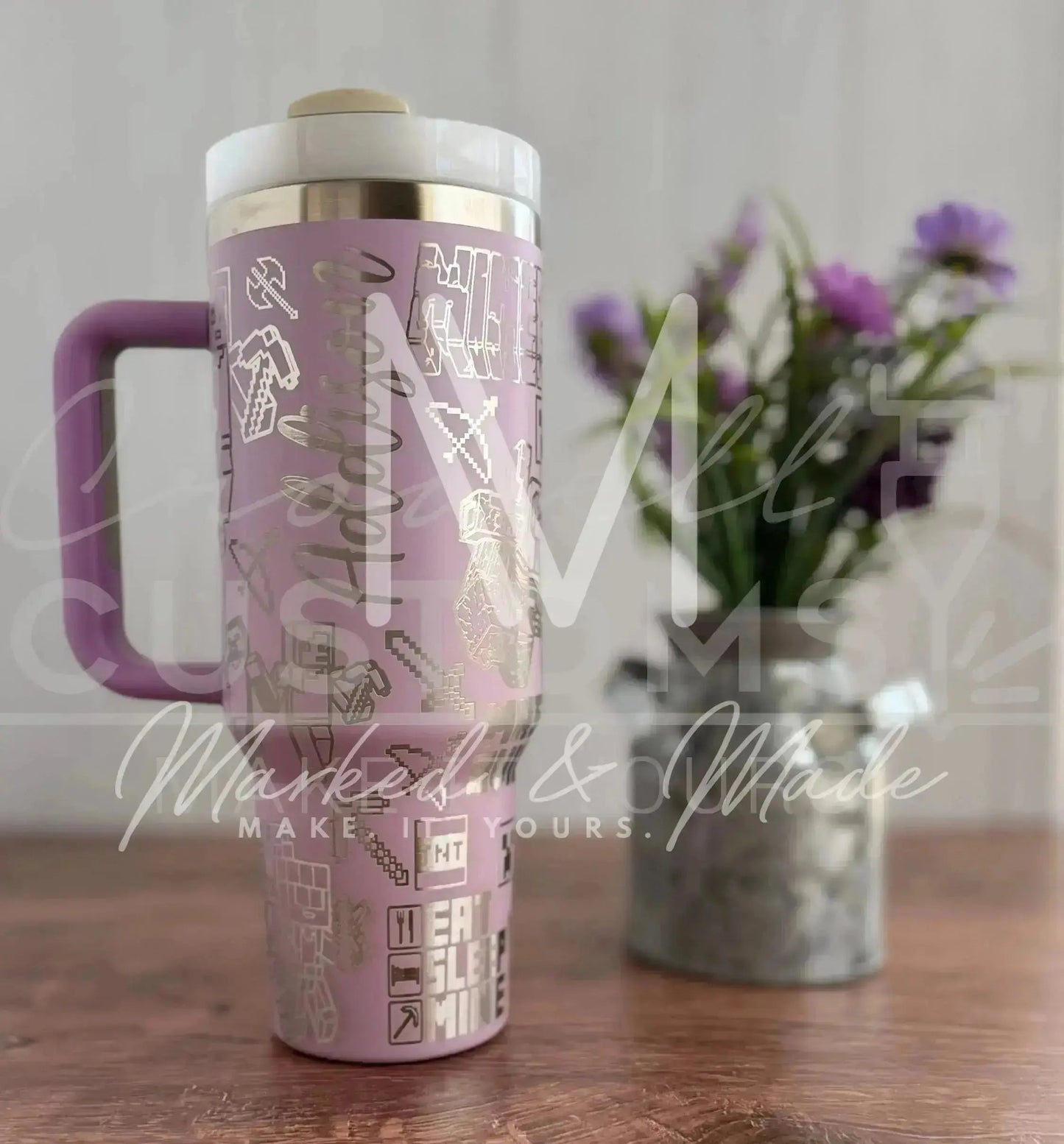 Minecraft! Master Builder  Engraved Genuine Stanley Tumbler