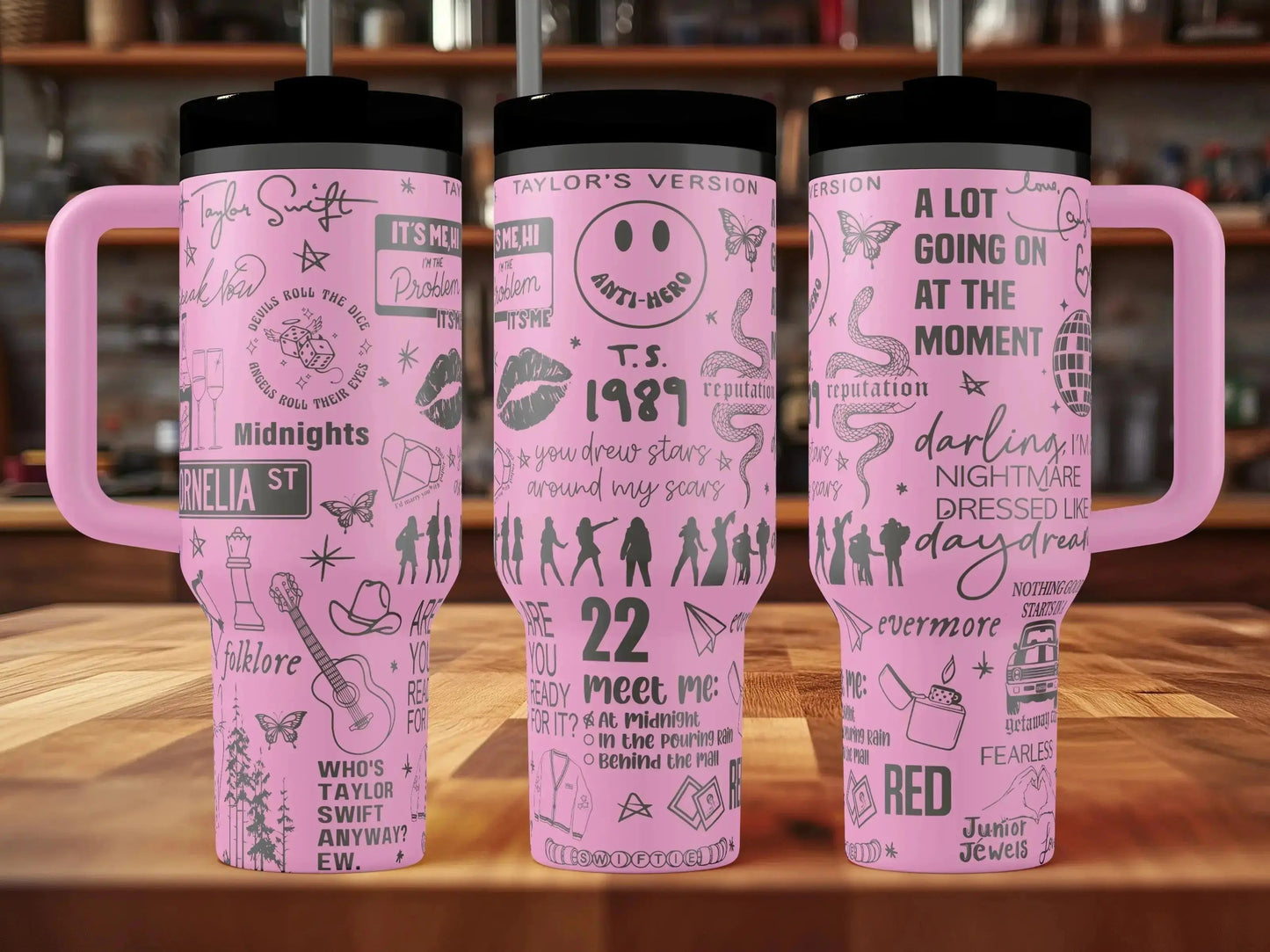SWIFTIE Taylor Swift Engraved Genuine Stanley Tumbler
