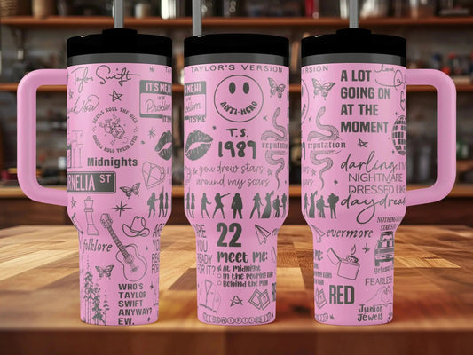 SWIFTIE Taylor Swift Engraved Genuine Stanley Tumbler